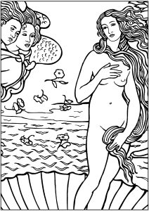 Sandro Botticelli   The Birth of Venus (1486)   cropped version 2