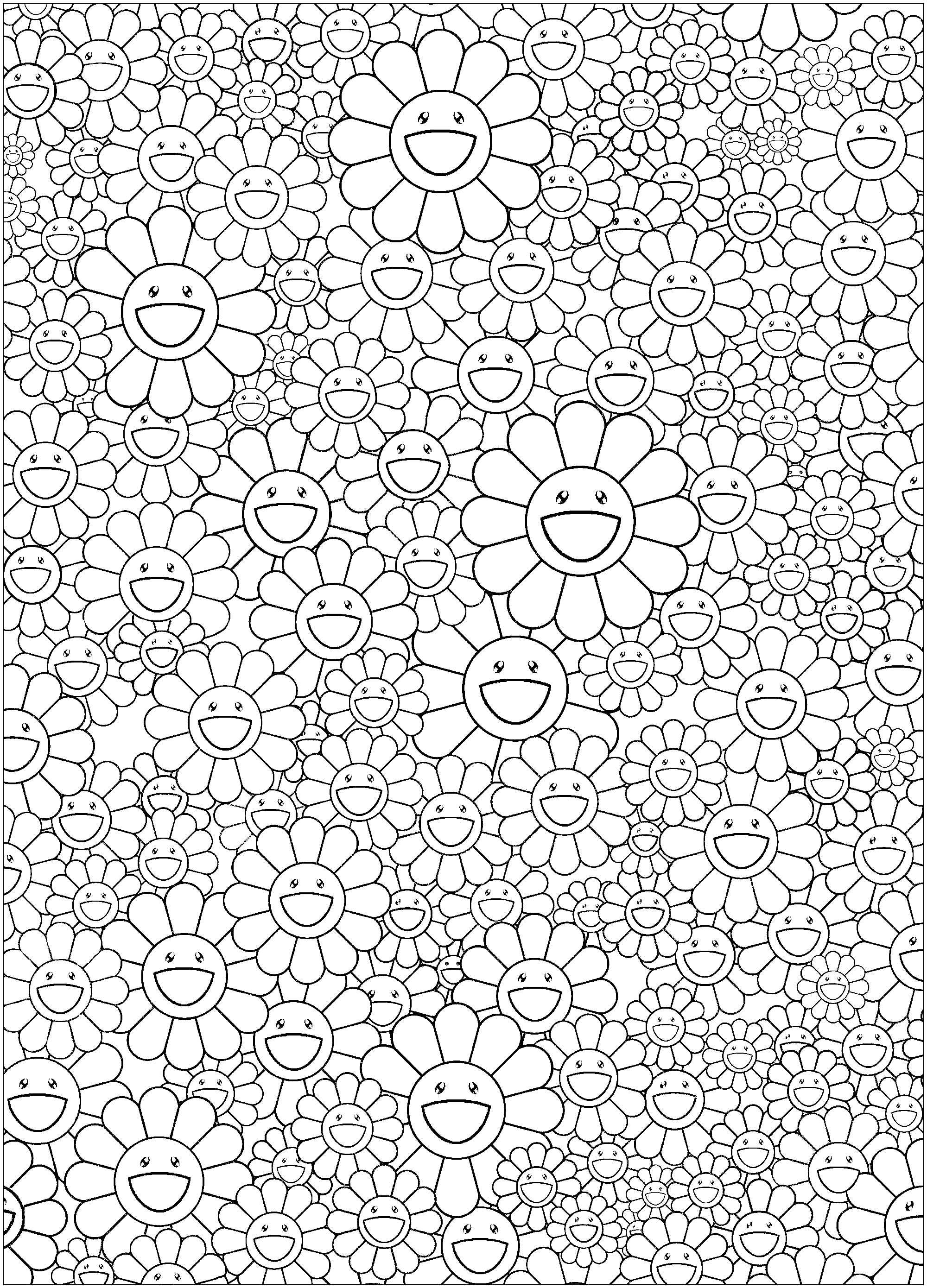 5400 Japanese Flower Coloring Pages , Free HD Download