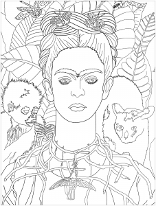 Frida Khalo   Self portrait