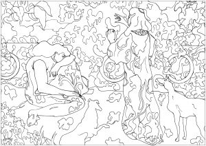 Art Supply Coloring Pages by Mrs Gardners Artists