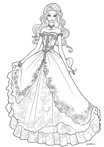 Princess coloring pages 
