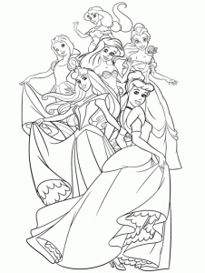 colriage princesse disney coloring pages for adults