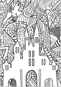 Return to childhood - Coloring Pages for Adults