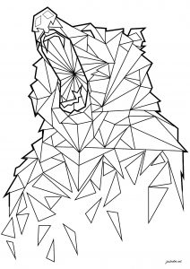 Coloring bear triangles