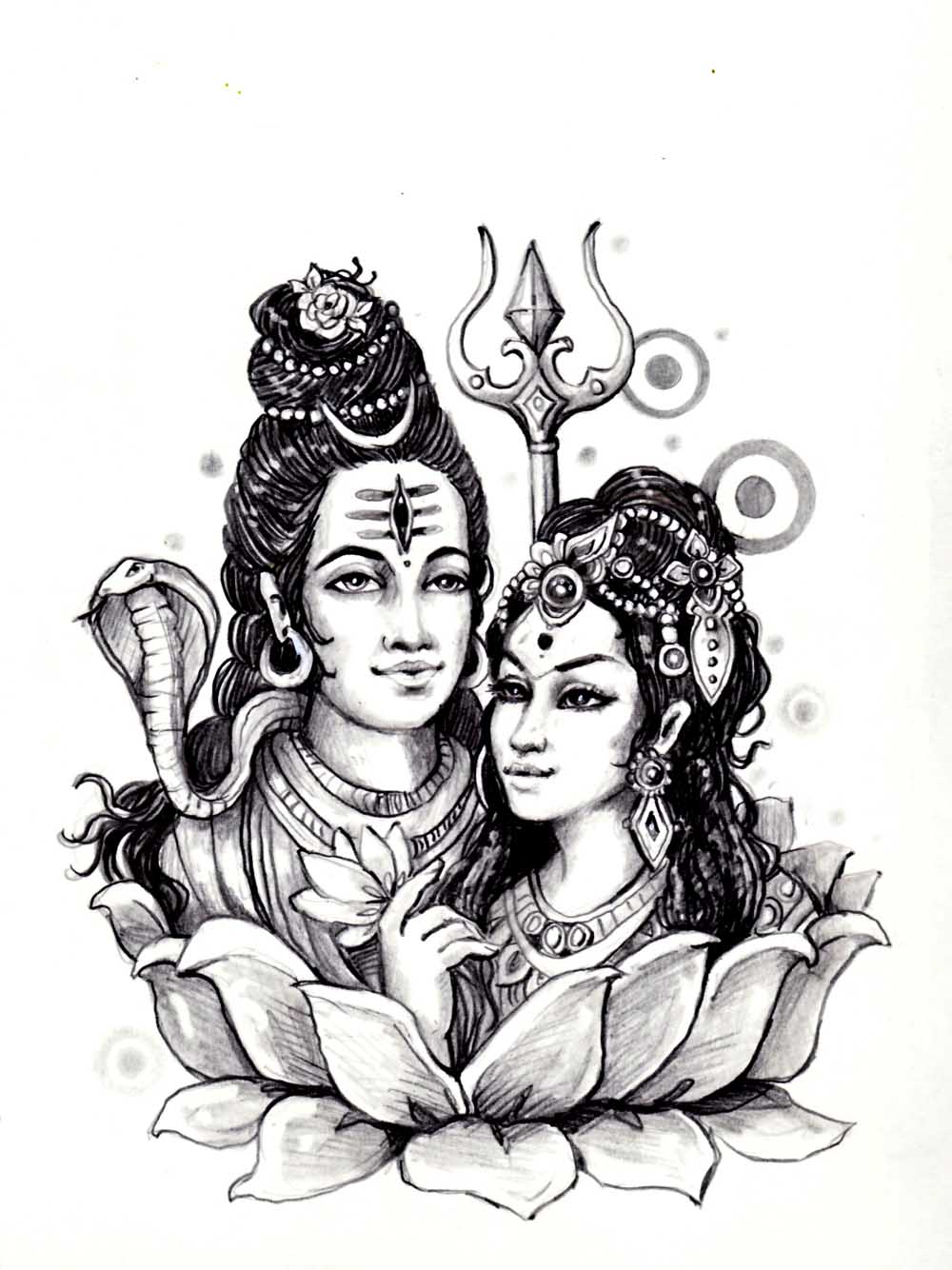 Shiva sati india - India Adult Coloring Pages