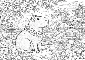 Capybara in Japan