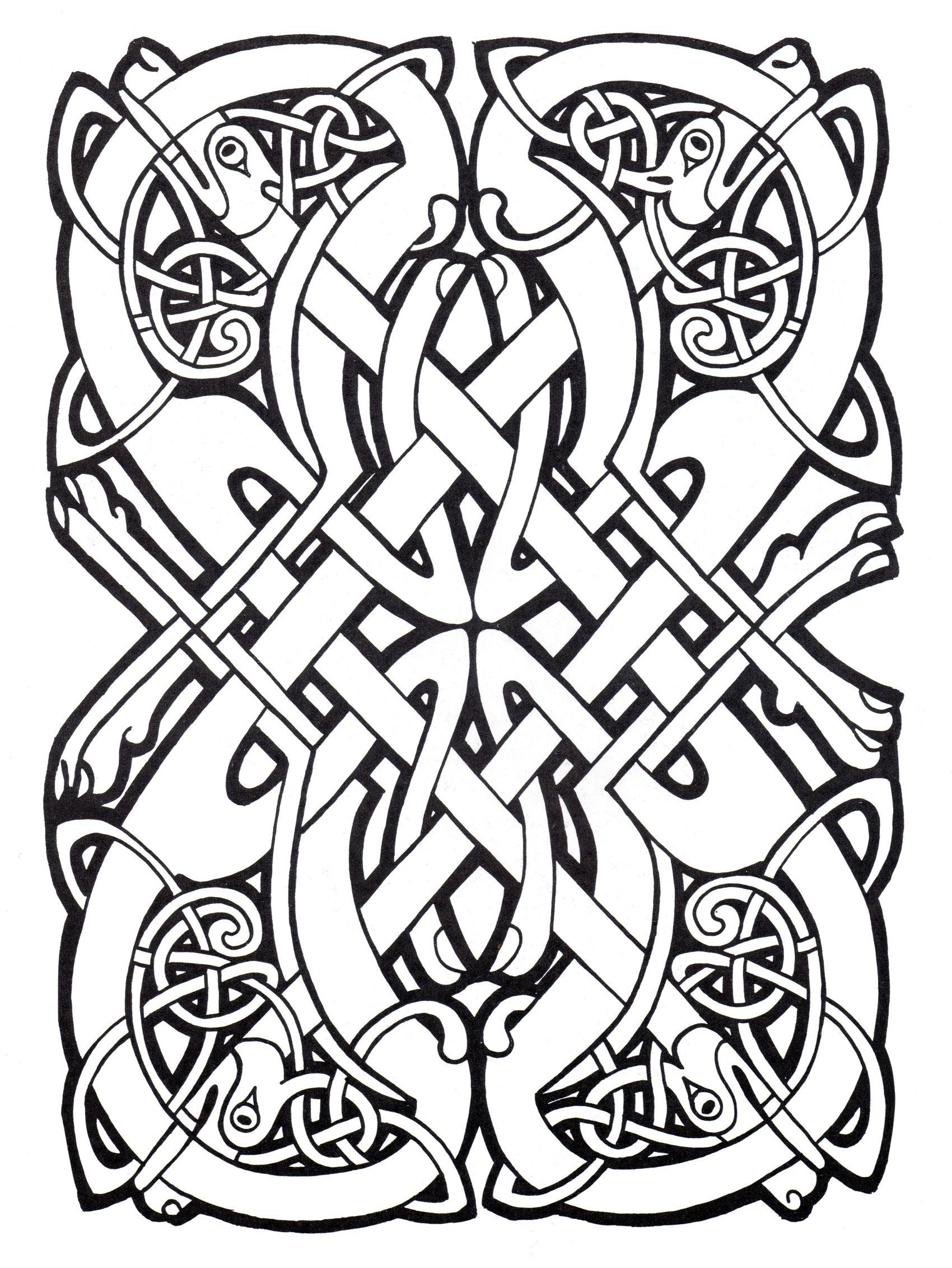 Download Celtic art 39 - Celtic Art Adult Coloring Pages