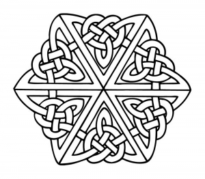 Celtic Art Coloring Pages For Adults