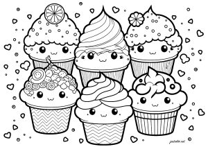 Coloriage kawaii  Cat coloring book, Kitty coloring, Pusheen coloring pages