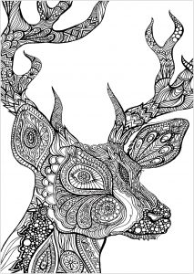 free coloring pages deer