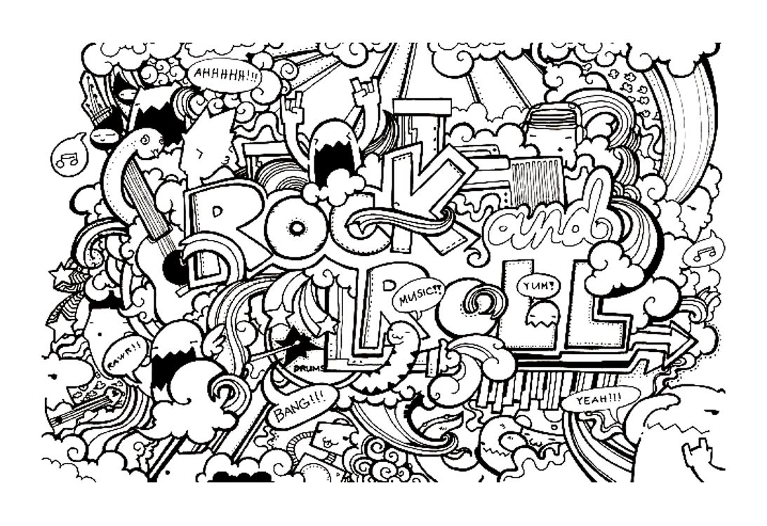 Rock & Roll Doodling