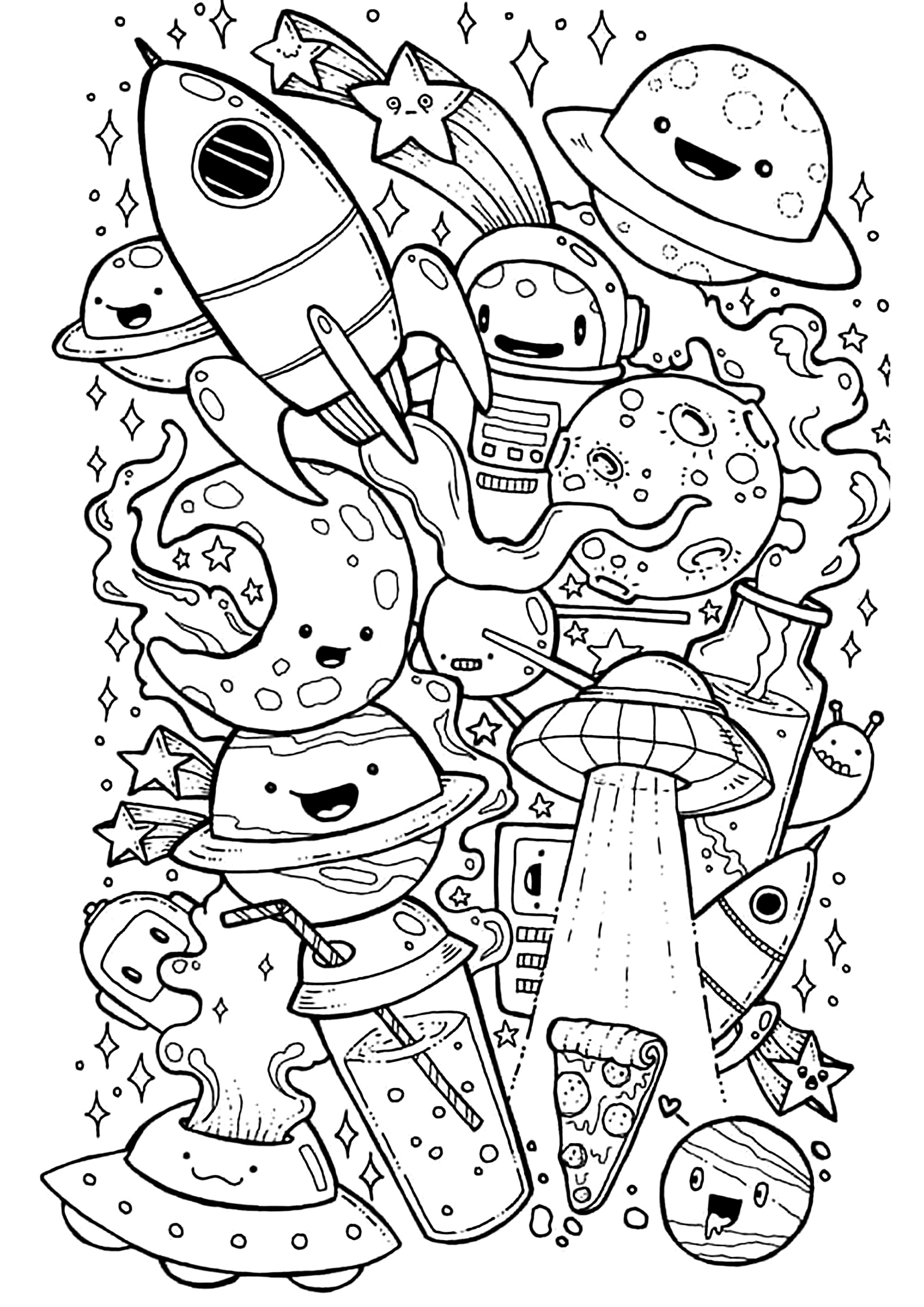 Doodle-art-doodling-58191 - Doodle Art / Doodling Adult Coloring Pages