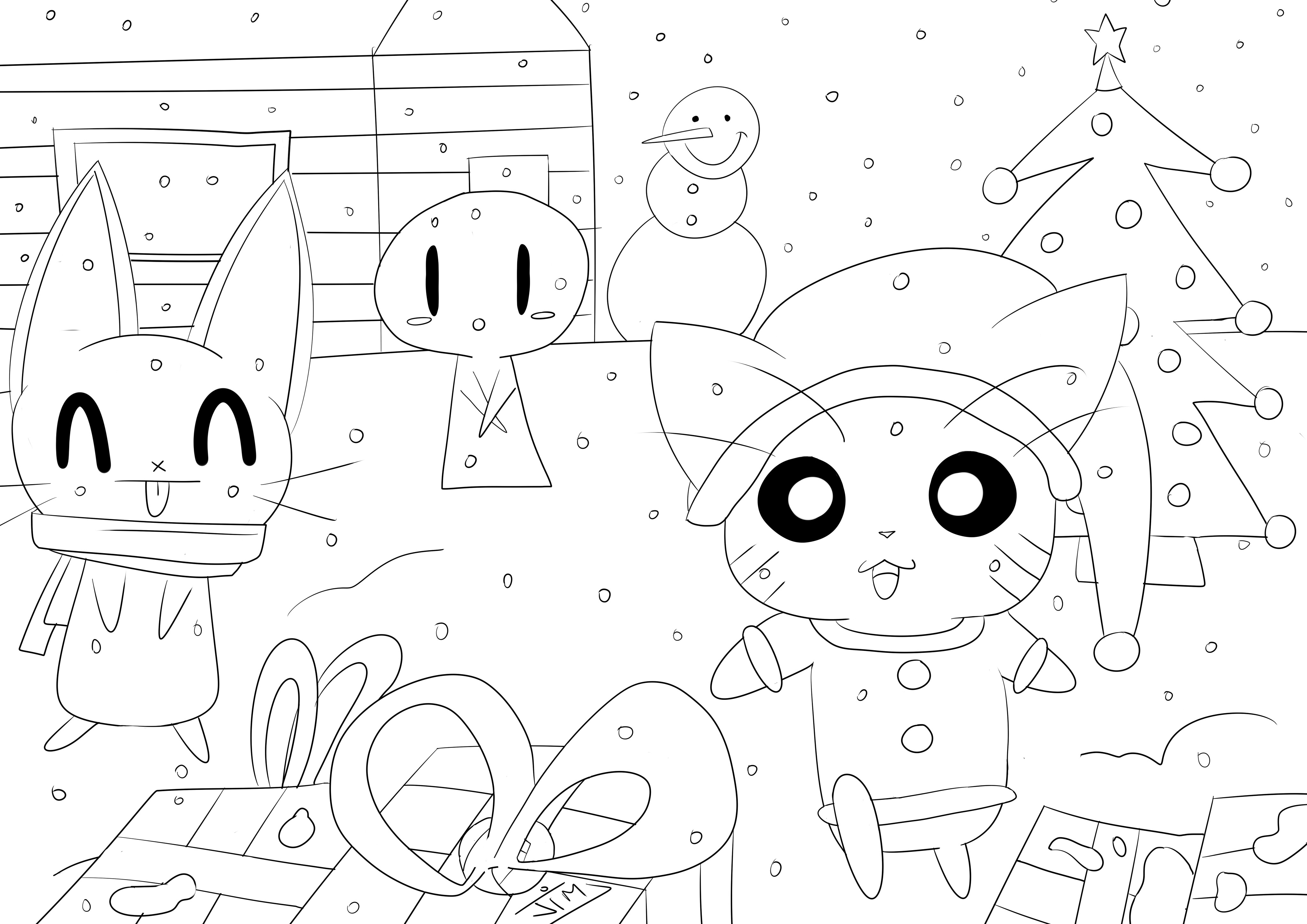 Kawaii - Coloring Pages for Adults