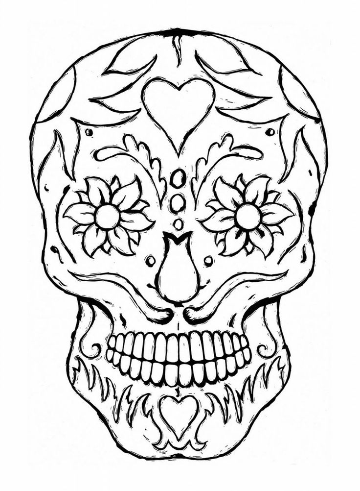 Hand drawn skull, Artist : Art. Isabelle
