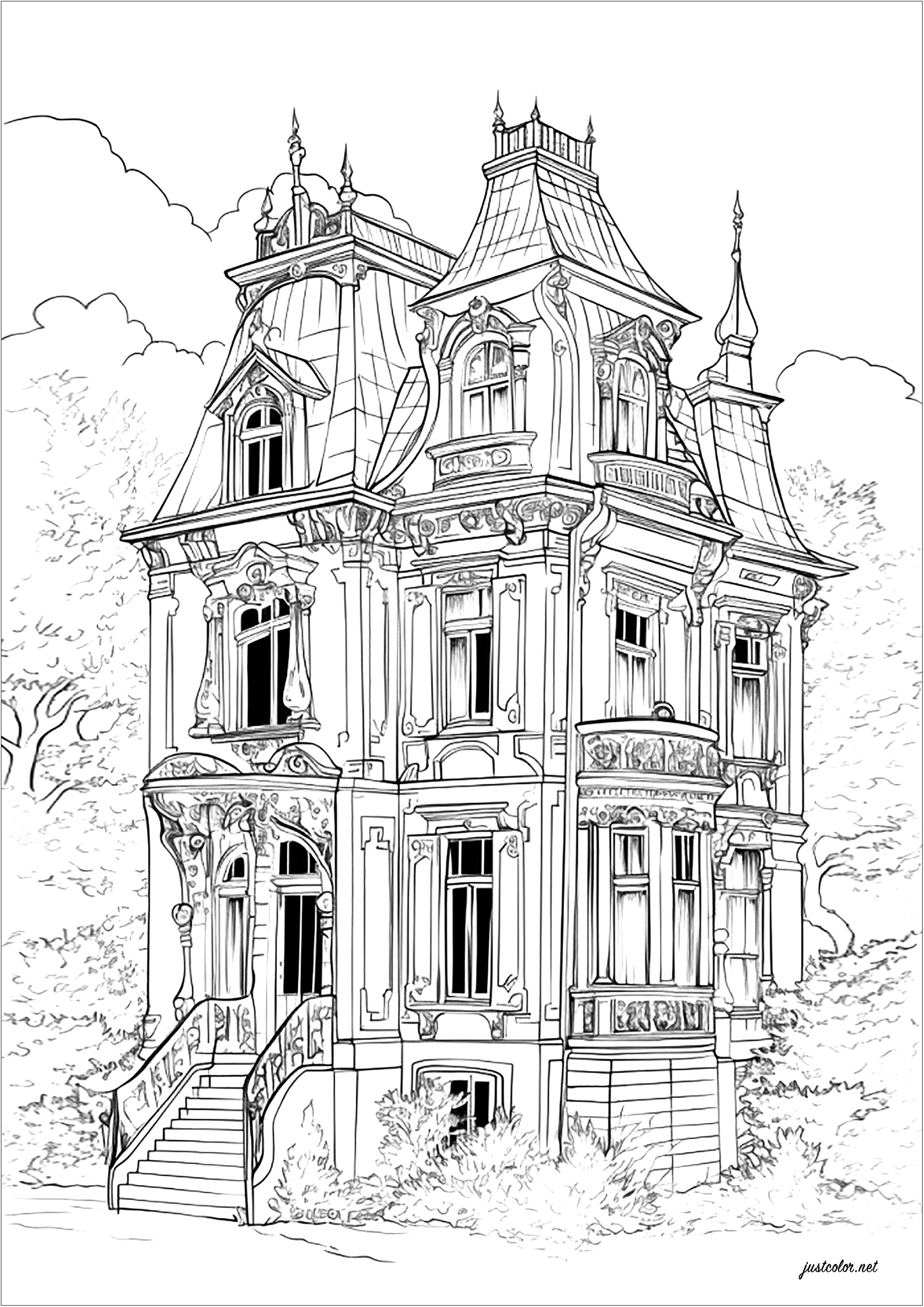 gloomy-house-halloween-adult-coloring-pages
