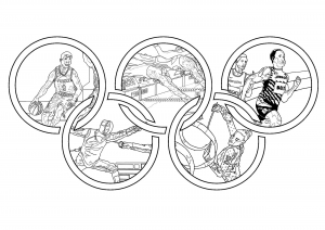 Coloring adult olympic games