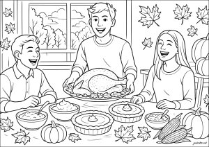 An autumn feast for friends