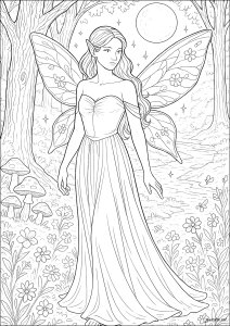 Enchanted wood fairy
