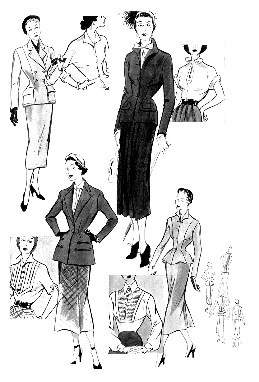 Croquis mode - 1949 - Image with : Sketch, Clothing