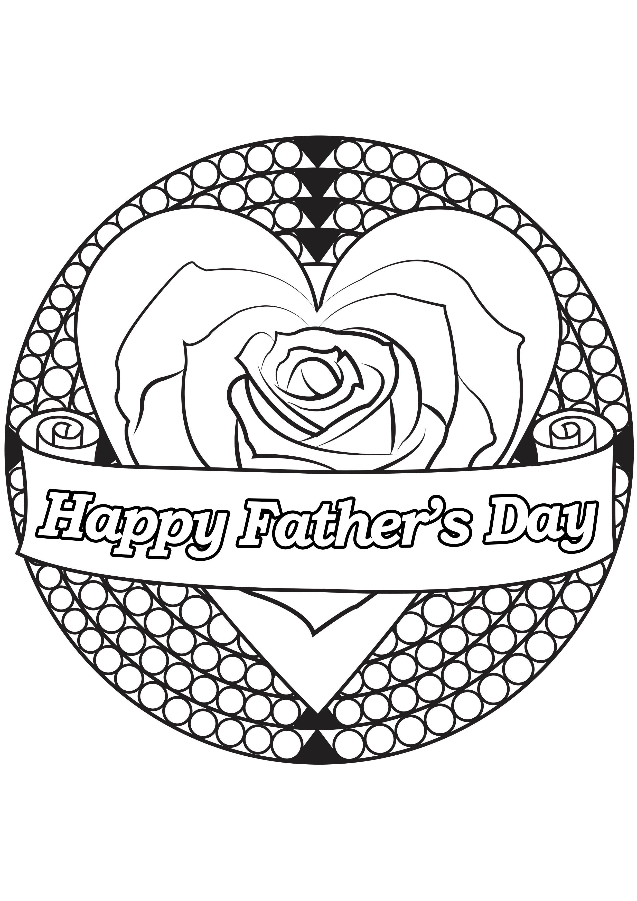 Father S Day 3 Father s Day Adult Coloring Pages