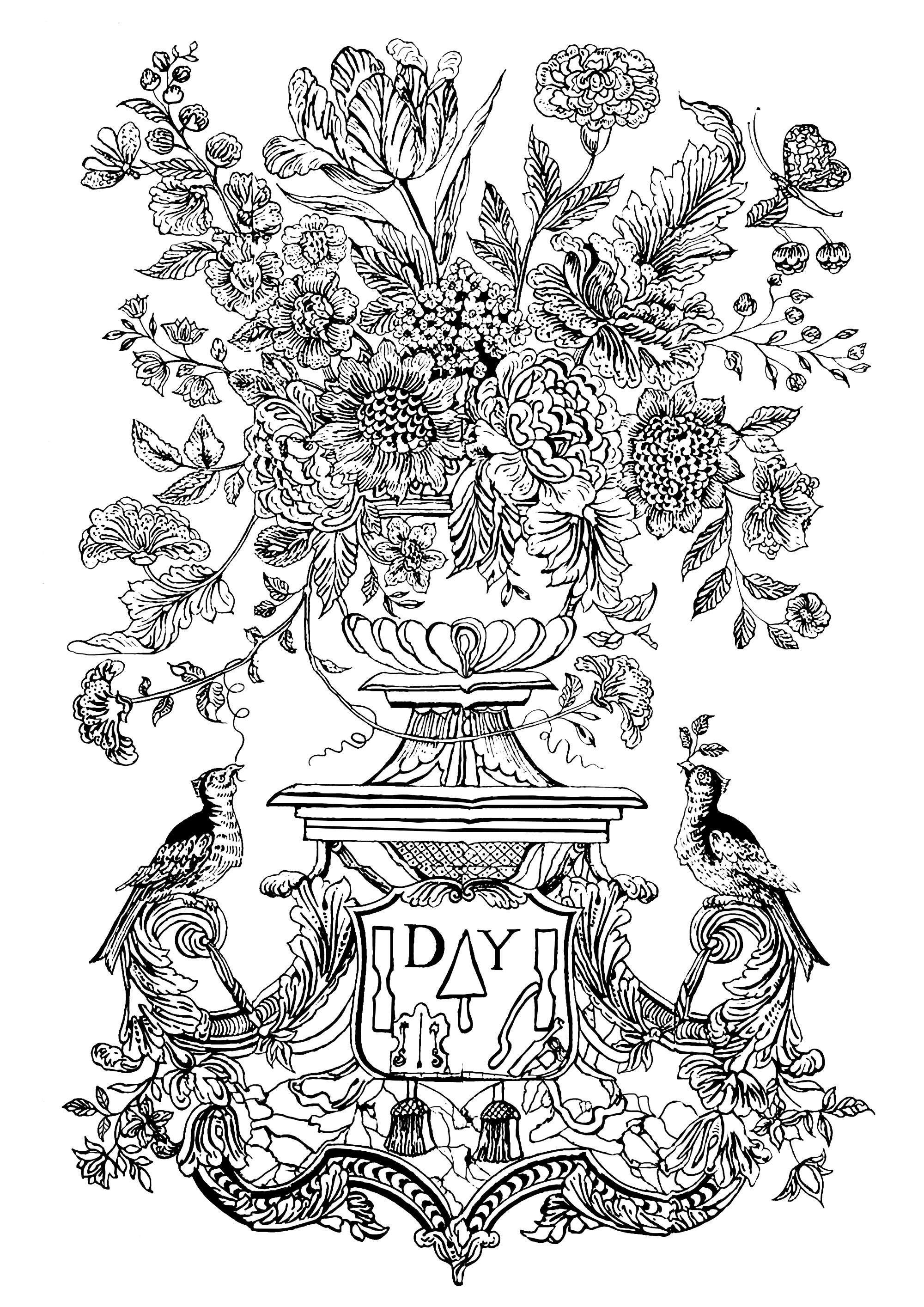 4400 Top Coloring Pages Flower Vase For Free - Hot Coloring Pages