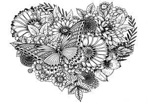 Flowers Amp Vegetation Coloring Pages For Adults