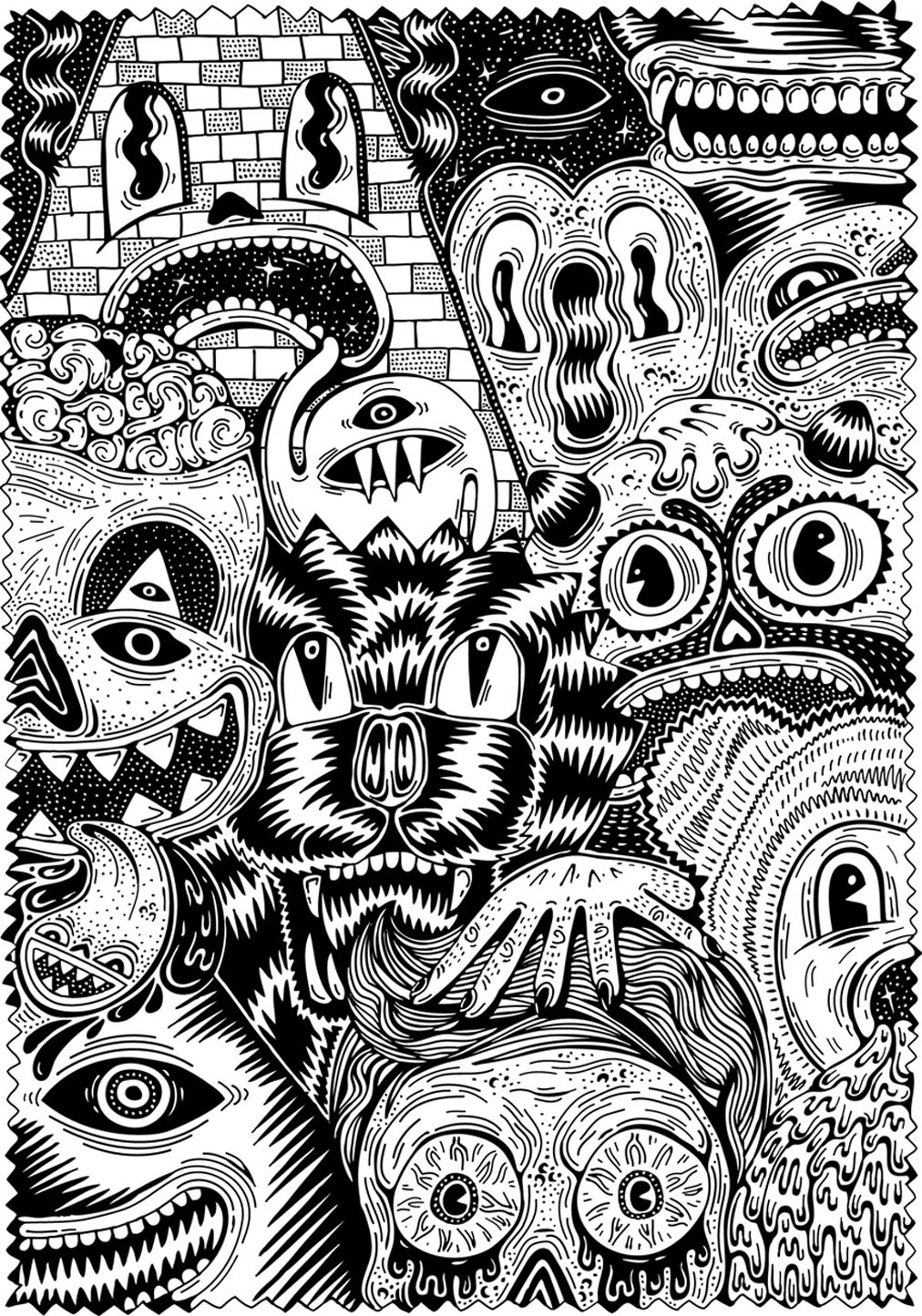 Color this various monsters before they come to haunt your nights !