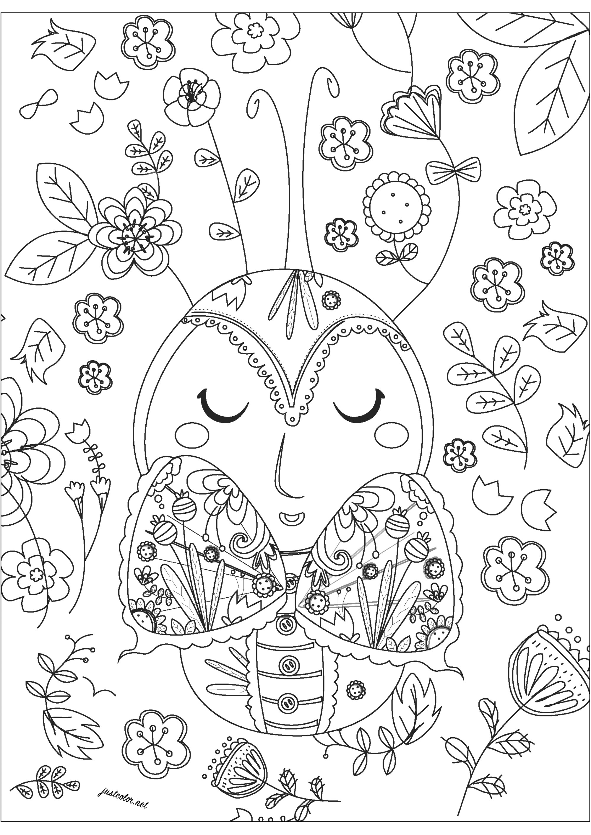 butterfly mandala coloring pages