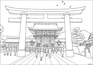 Fushimi Inari taisha Shrine Kyoto (Japan)