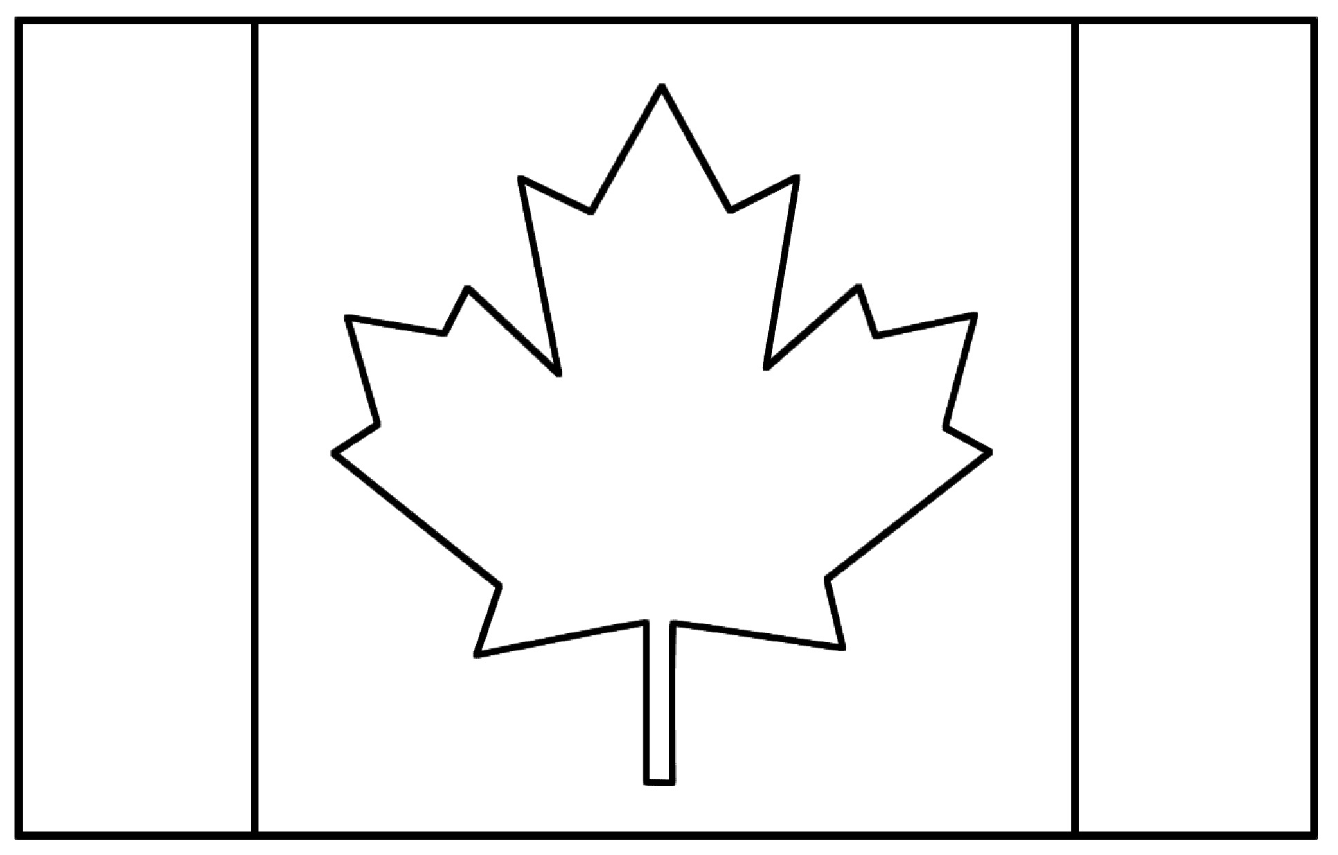 Flag canada Flags Coloring pages for kids to print color