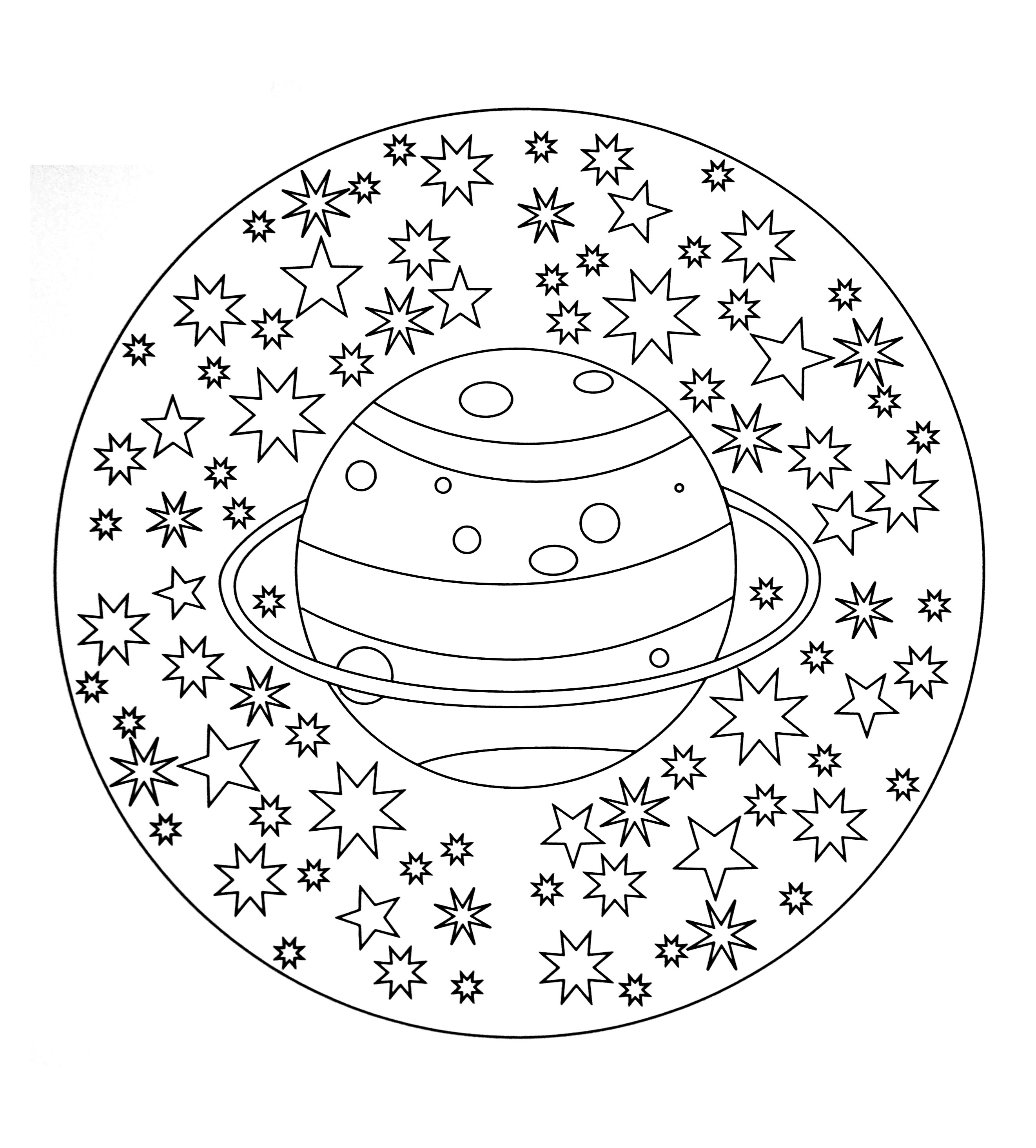 Simple Mandala 19 Mandalas Coloring Pages For Kids To Print Color