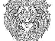 Lions Coloring Pages for Adults