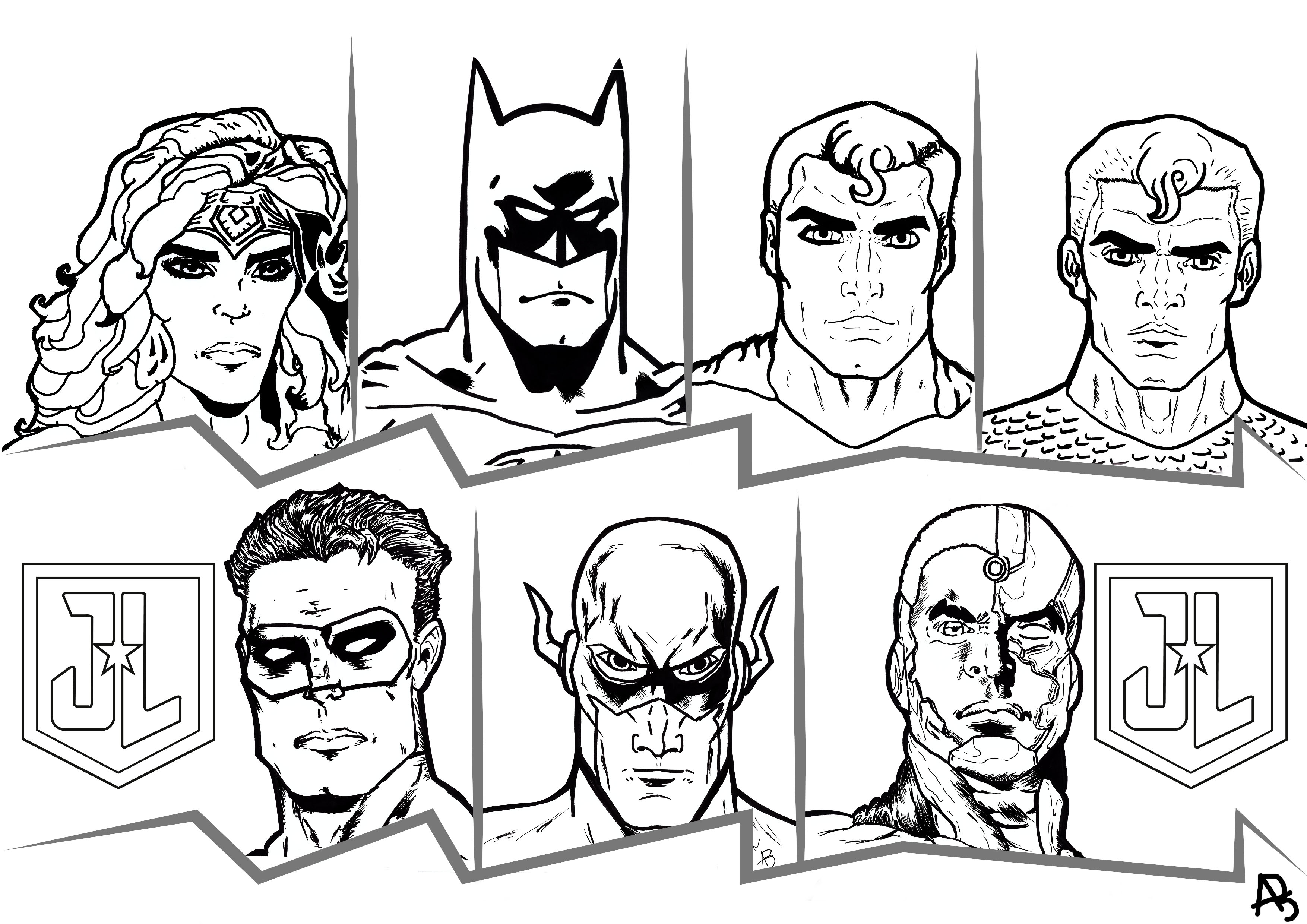 Justice League Books Adult Coloring Pages Page Page 5 