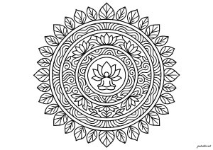 Zen and Lotus mandalas