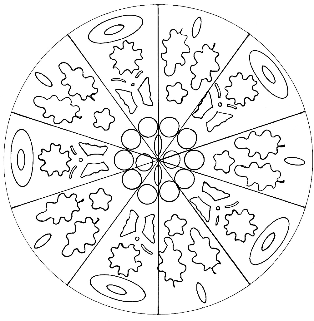 Very simple Mandala, Artist : Domandalas