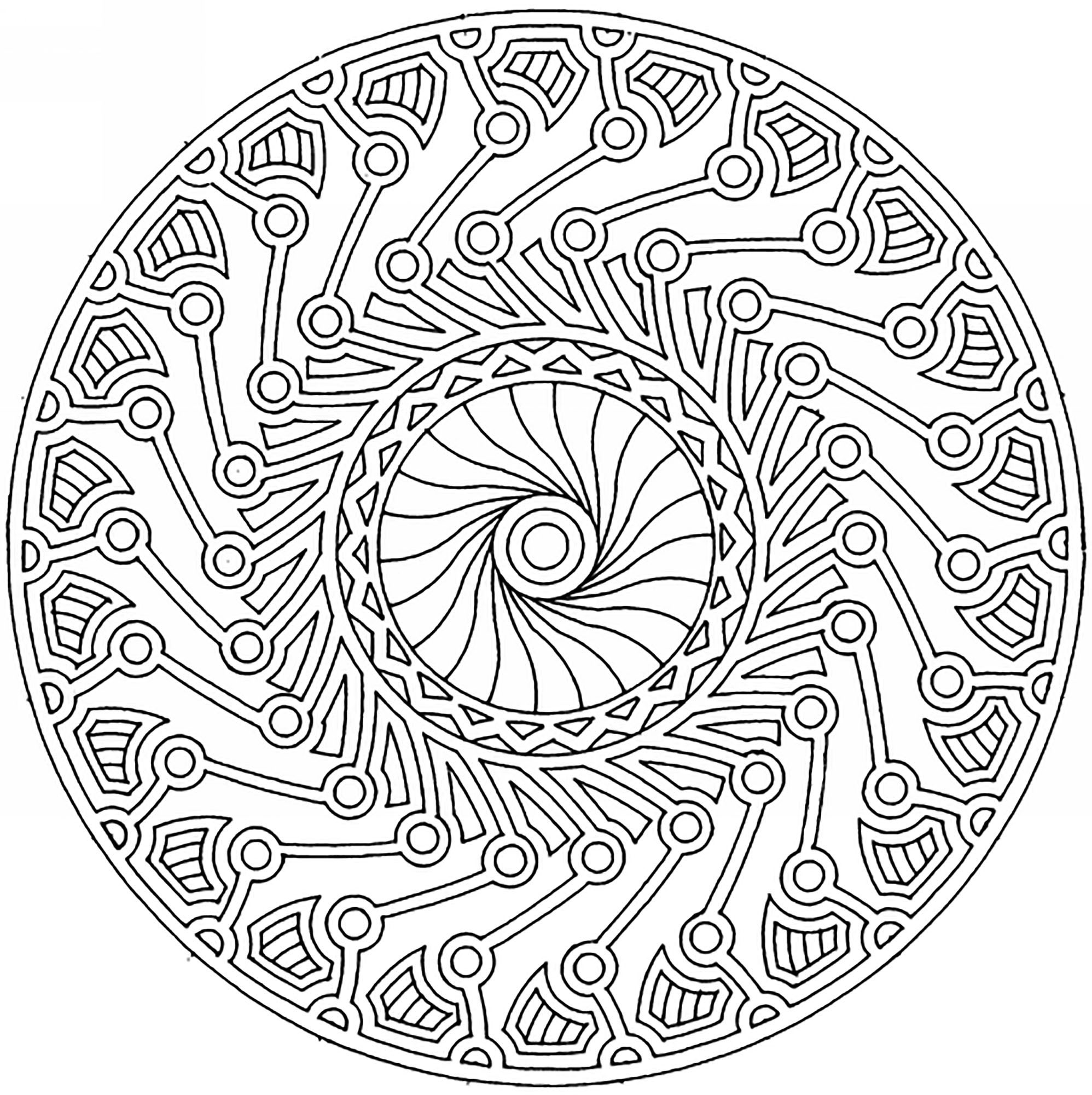 Difficult Adult Coloring Pages Printable