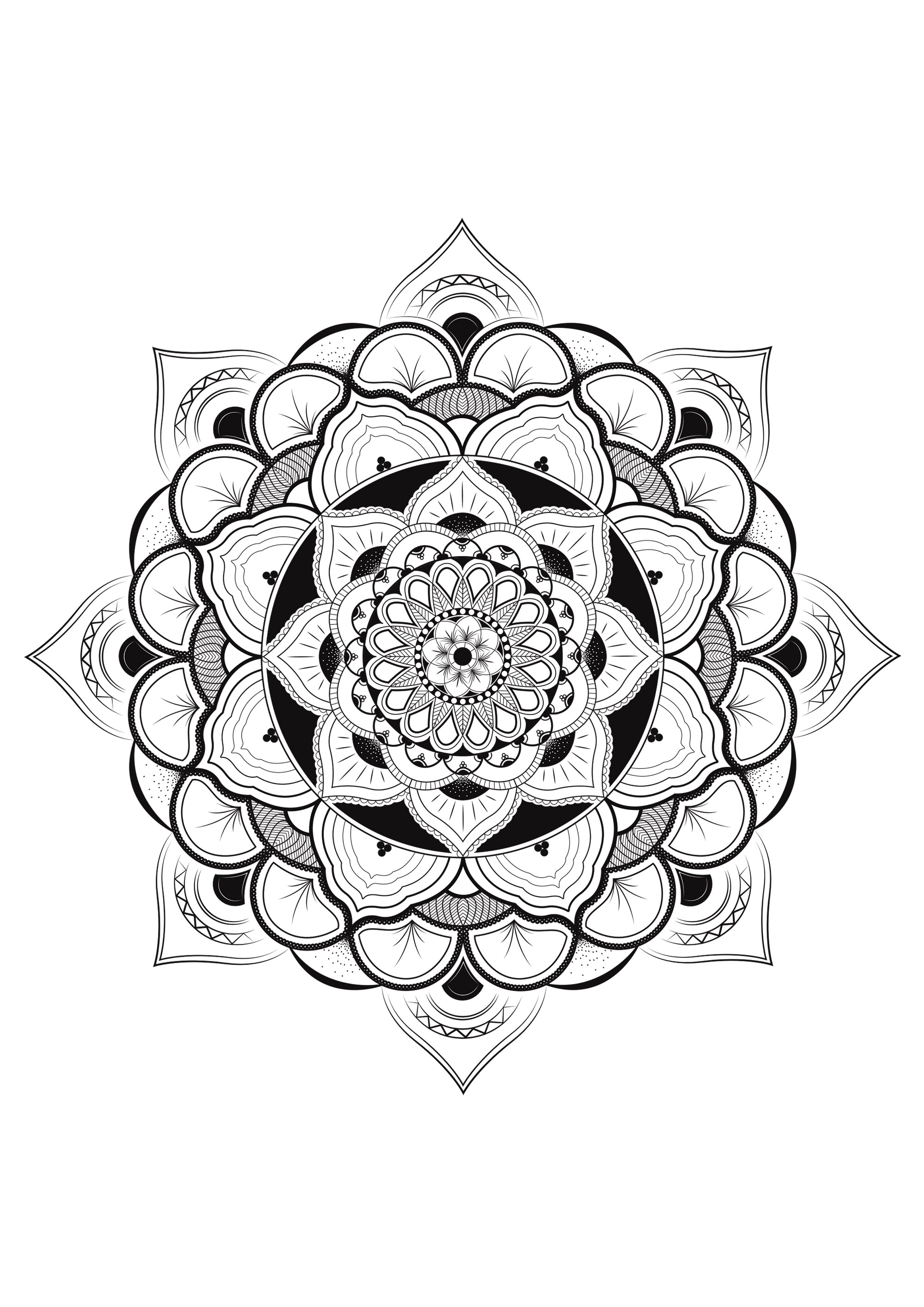 Download Flower mandala - Louise - Coloring Pages for Adults