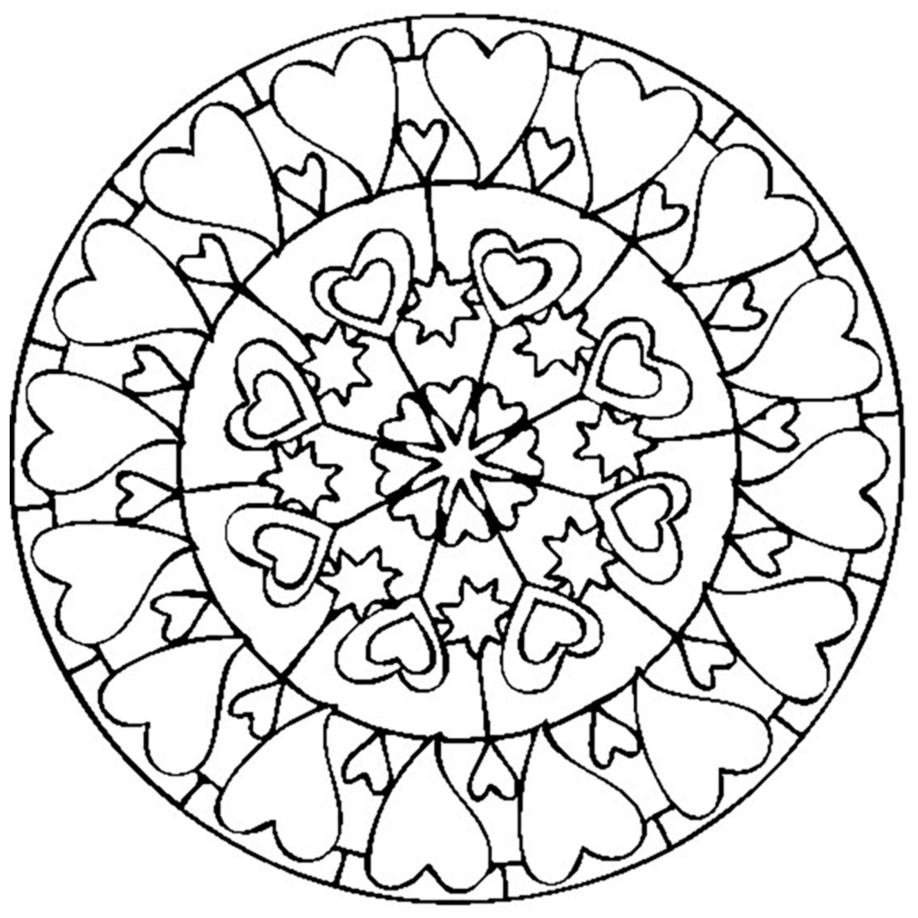 The Love Mandala ! Perfect for Valentine's Day