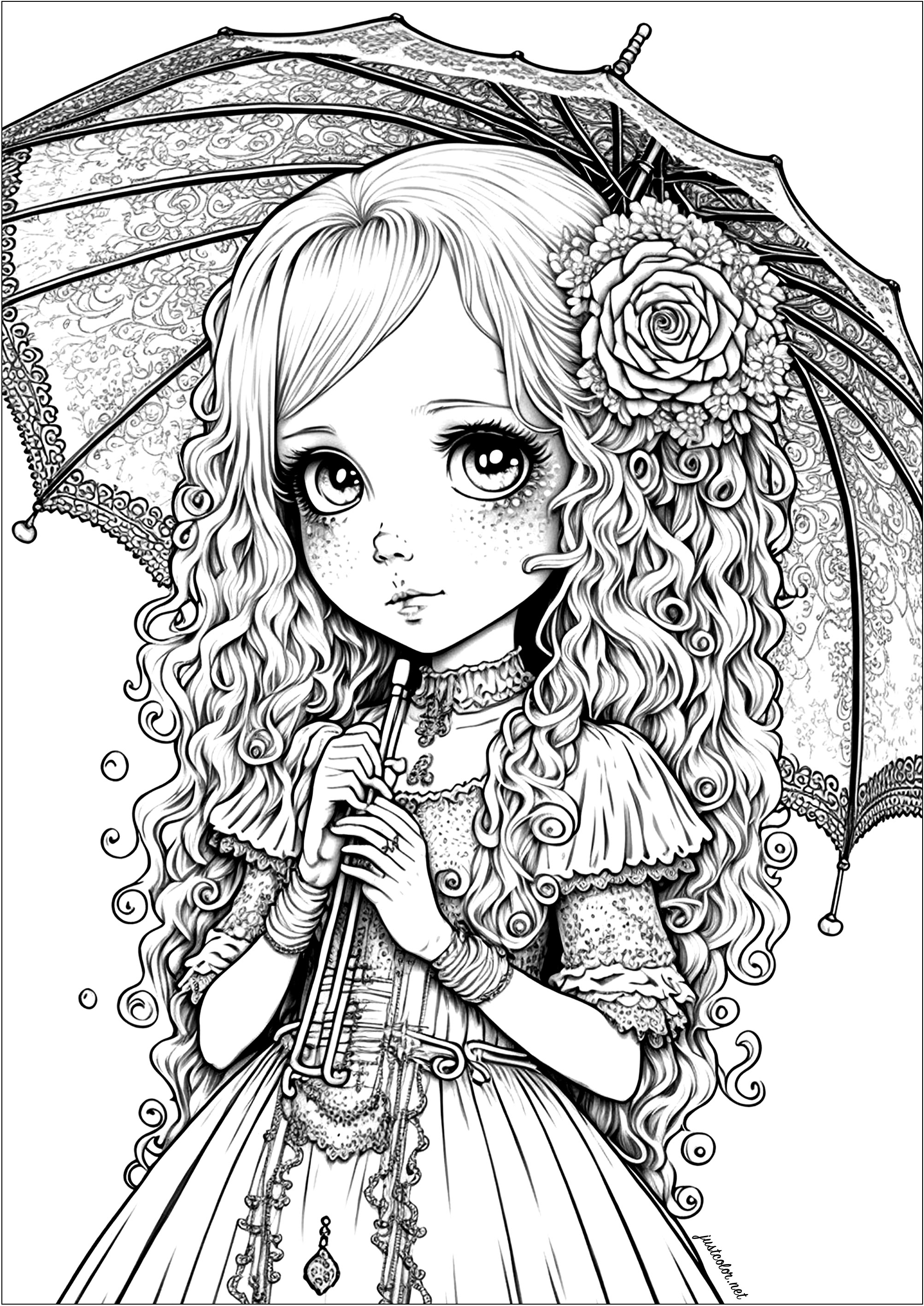 Buy Princess Unicorn Coloring Book: Cute Anime Manga Girl Coloring Book  with Magical Fantasy Animals, Cute Princesses Kawaii Anime Style, Female  Japanese ... and Fun - Vol1 (Inkway Anime Coloring Zone) Online