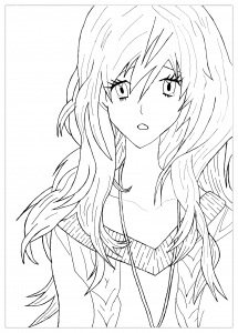 Download Manga Anime Coloring Pages For Adults