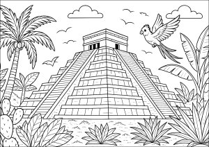 Chichén Itzá pyramid (300 A.D.)