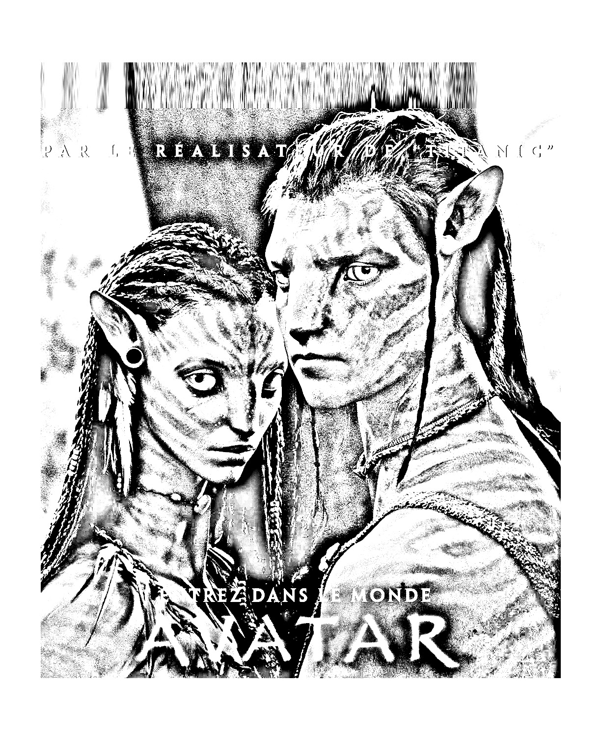 Avatar movie poster ArtColoring Pages