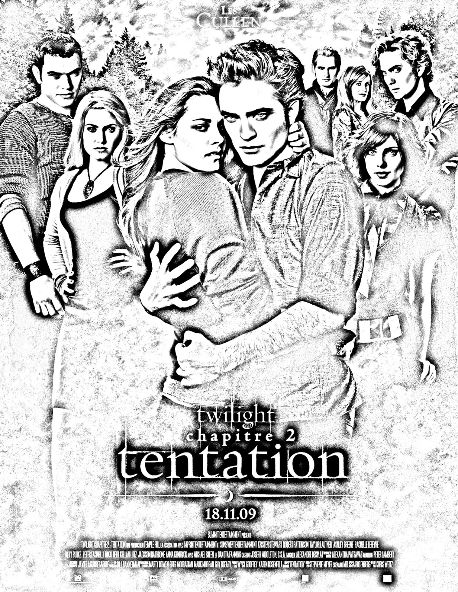 The last episode of the Twilight Saga ... to color like a vampire !
