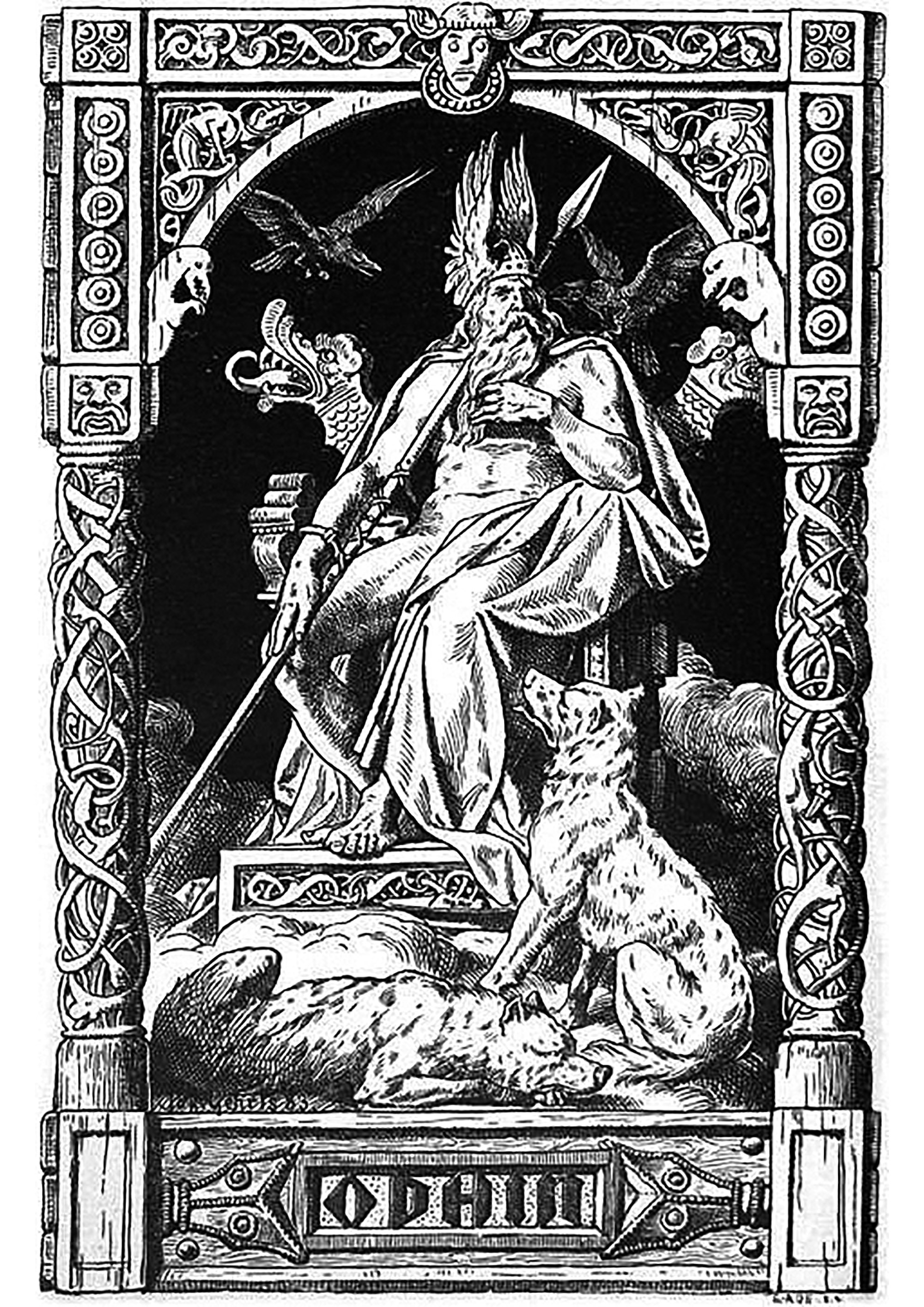 viking throne of odin