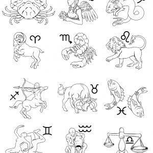 Astrology Coloring pages - Coloring pages for adults | JustColor