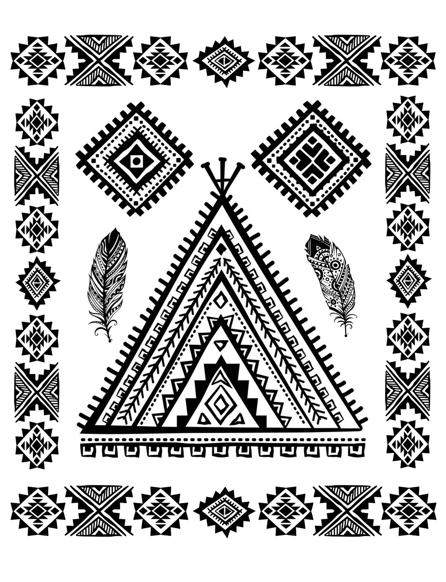 native american patterns and symbols