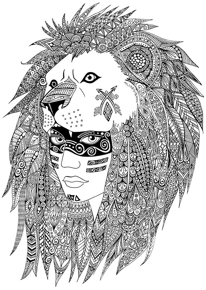 Native American Native American Adult Coloring Pages