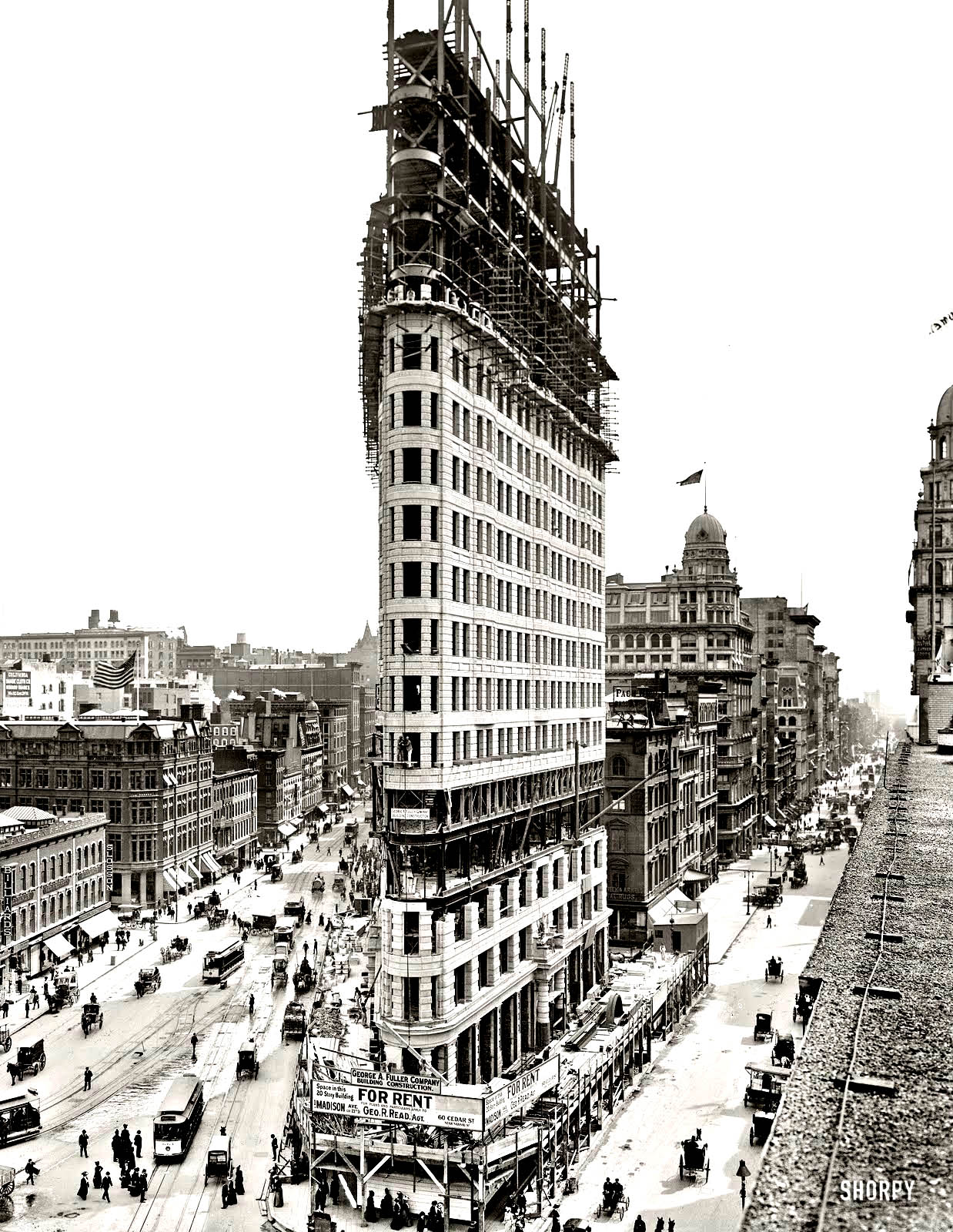 New york flatiron New York Adult Coloring Pages