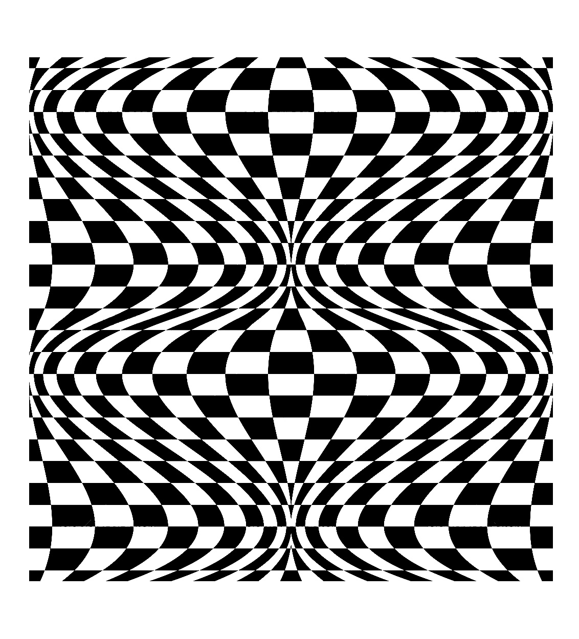 optical illusion black and white to color