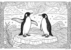 An icy encounter on the ice floe